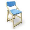 Набор съемных чехлов на растущий стул «Робин Вуд», цвет голубой
